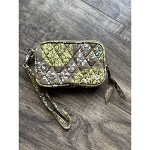 Vera Bradley Wristlet Wallet Small Zipper Sitting In A Tree Retired 5x3.25"